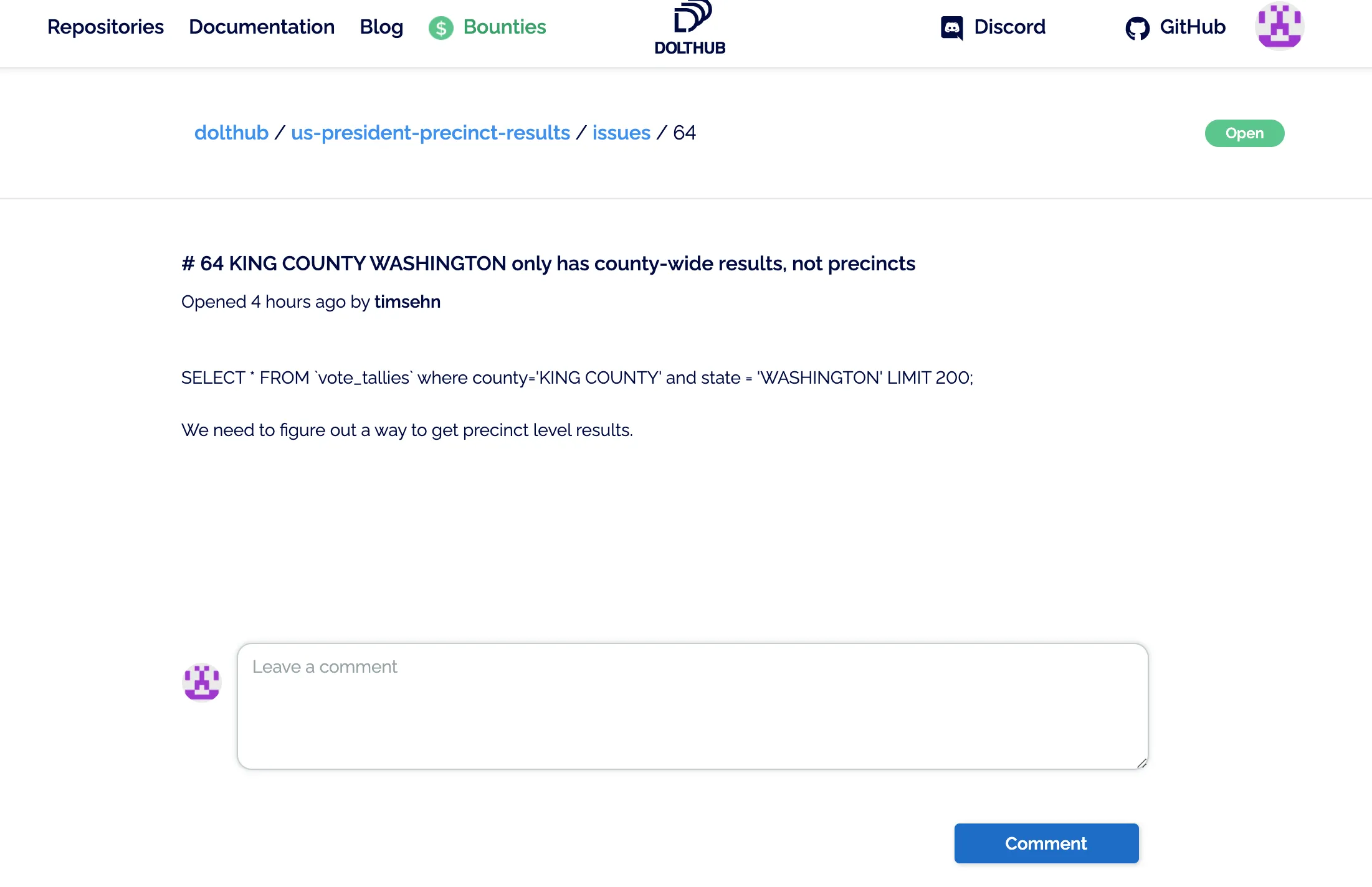 Jan 27, 2021 Example Issue