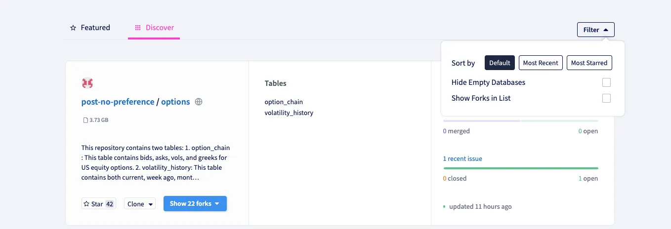 change sorting method