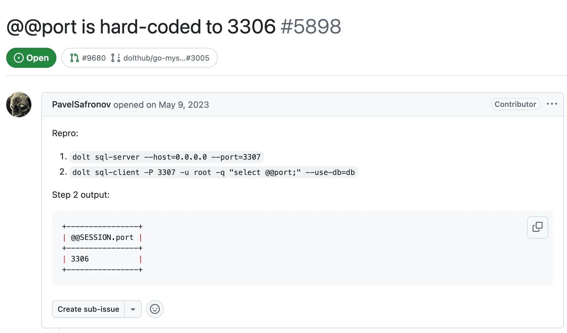 Bug for Cursor Agent to Fix