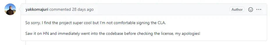 Fuck You and Your CLA