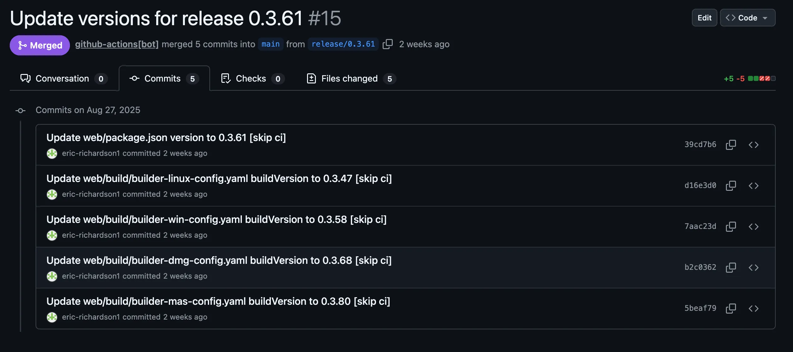 PR Merge Workbench Release