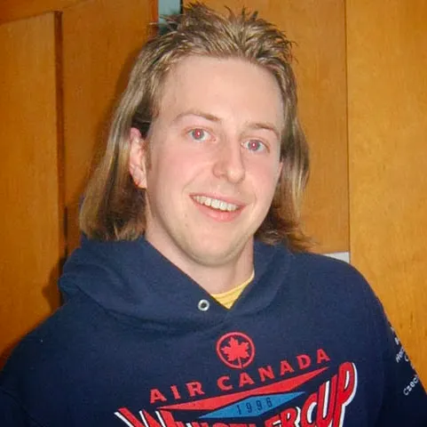 our CEO in a mullet
