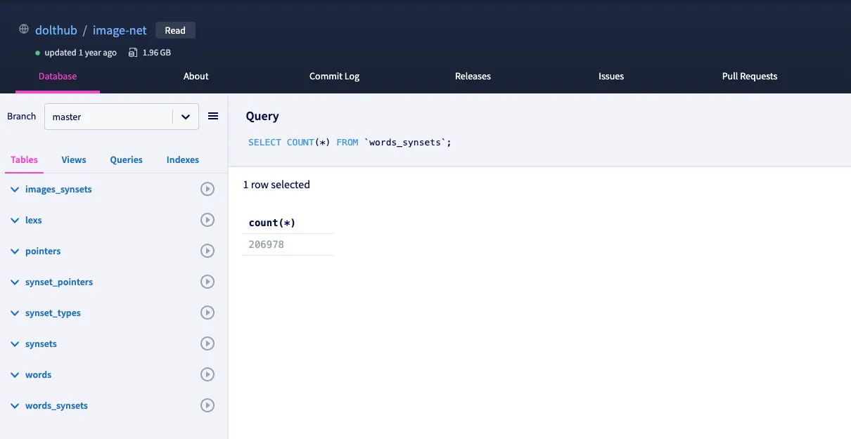 web query success example