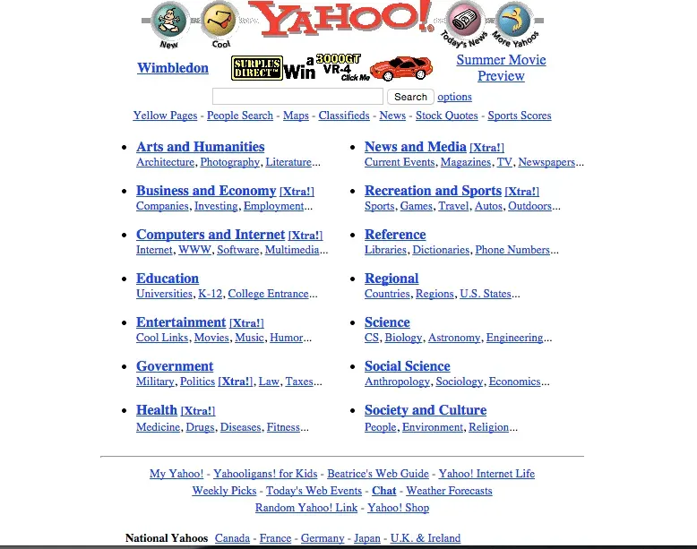 Yahoo! Browse