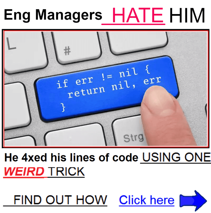 quadruple your lines of code with this one weird trick
